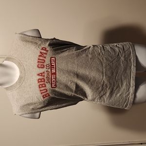 Bubba Gump shrimp Co puerto Vallarta gray m sleeveless tshirt